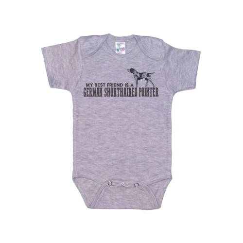 German Shorthaired Pointer Onesie®, My Best Friend Is A German Shorthaired Pointer, Bird Dog Onesie®, Quail Hunting Onesie®, Dog And Baby