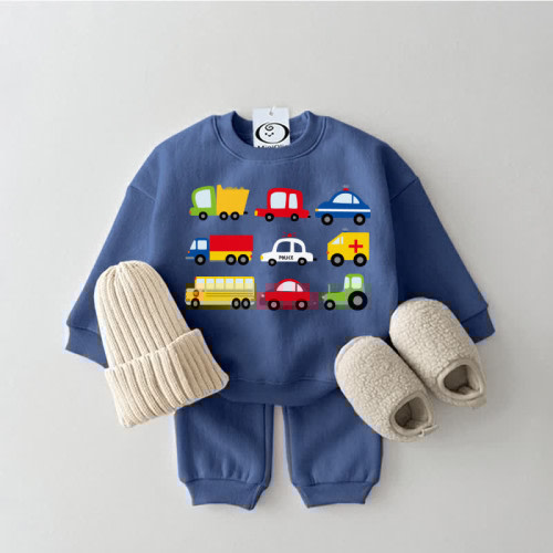 Baby Toy Cars Sweatsuit 2-piece Set