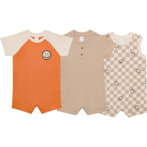 PL Baby by Petit Lem 3-Pack Rompers | Nordstromrack