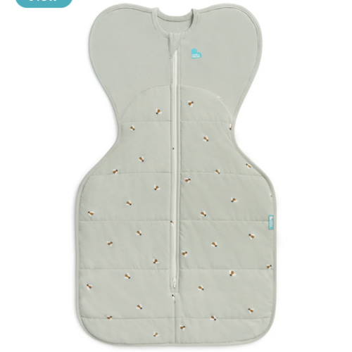 Swaddle Up™ 2.5 TOG Cotton Olive Bees