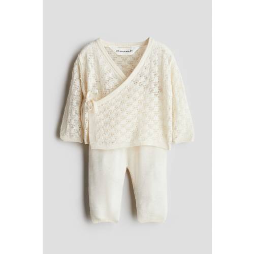 2-PIECE SILK-BLEND CARDIGAN AND PANTS SET
