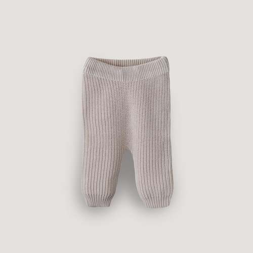 Mushie Chunky Knit Pants - 0-3 months