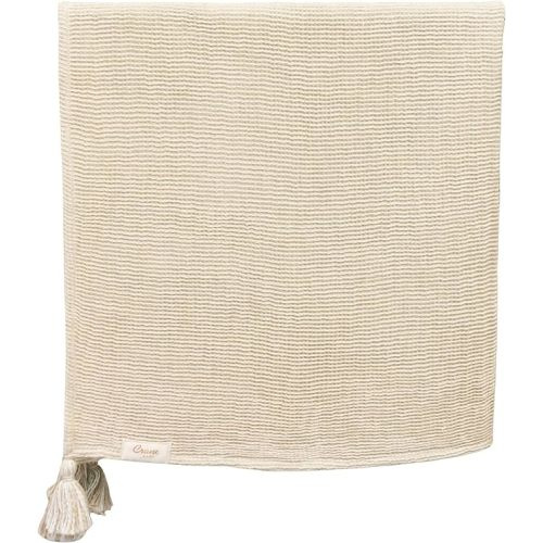 Crane Baby Hazelwood Luxe Blanket, Soft Cotton Nursery and Stroller Blanket, Cotton and Cashmere, 36" x 36"