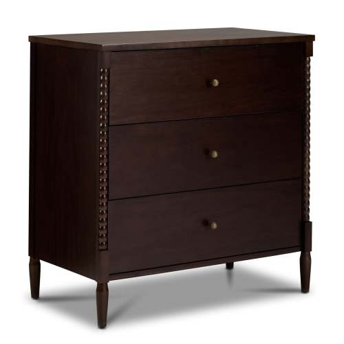 Delta Children Grace 3 Drawer Dresser - Walnut Espresso
