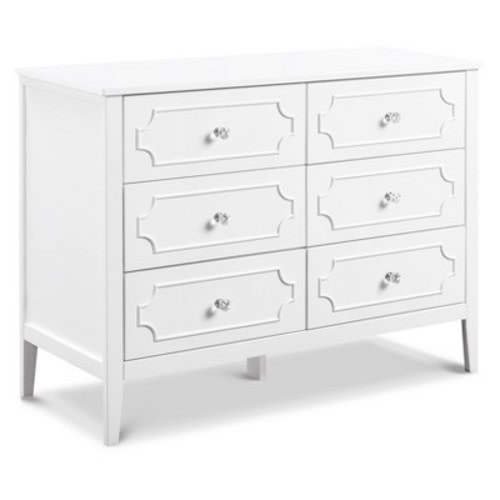 DaVinci Chloe Regency 6-Drawer Dresser, Color: White