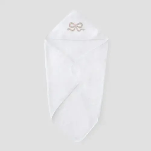Baby Hooded Towel, Liberty Bow