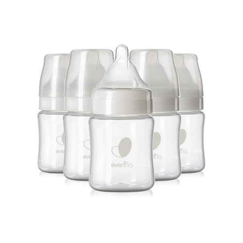 Evenflo Feeding Premium Proflo Venting Balance Plus Wide Neck Baby, Newborn and Infant Bottles - Developed by Pediatric Feeding Specialists - 5 Ounce (Pack of 6)