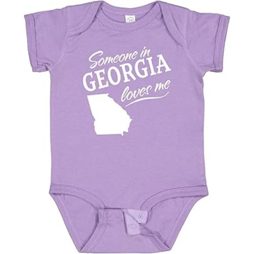 inktastic Someone in Georgia Loves Me Baby Bodysuit