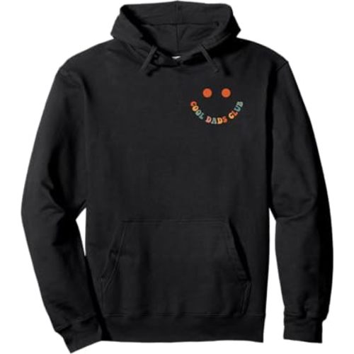 Cool Dads Club Retro Groovy Dad Father's Day Pullover Hoodie