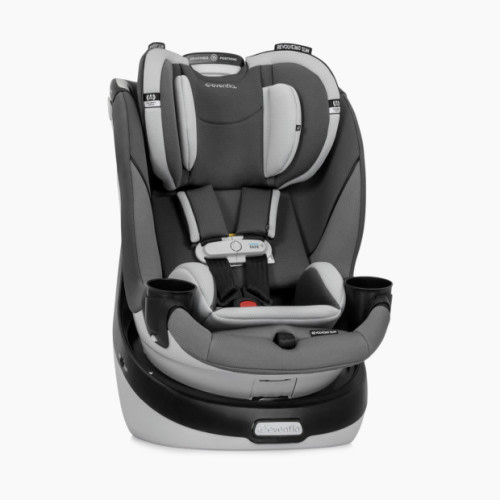 Evenflo Gold Revolve360 Slim 2-in-1 Rotational Car Seat with SensorSafe - Pearl