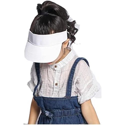 Toddler Sun Visor Girls Age 2-6, Kids Beach Visor Summer UV Protection Sport Cap for 6-12T