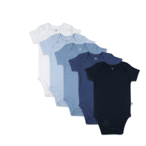 5-Pack Organic Cotton Short Sleeve Bodysuits | Honest Baby Clothing