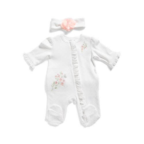 Newborn Girls Bee Lovely Footie With Headband | Baby | Marshalls