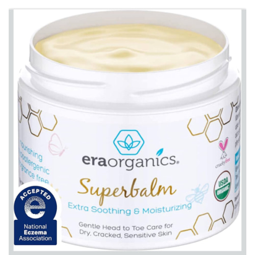 Era Organics Healing Ointment for Babies - USDA Certified Organic Natural Moisturizer Gentle on Sensitive Skin Prone To Baby Eczema, Cradle Cap (Infant Seborrheic Dermatitis), Rashes, Hives and More