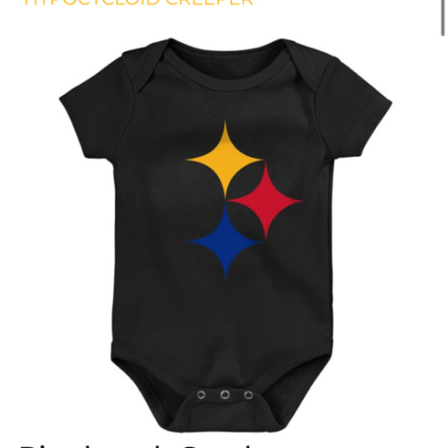 Pittsburgh Steelers Newborn Hypocycloid Creeper