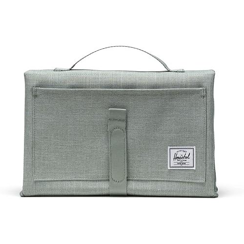 Herschel Supply Co. Sprout Change Mat, Iceberg Green Crosshatch