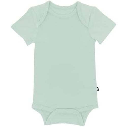 KYTE BABY Short Sleeve Unisex Baby Bodysuits, Rayon Made From Bamboo Material