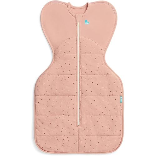 Love to Dream Warm Swaddle UP 2.5 TOG Baby Sleep Sack for Autumn & Winter | Arms Up Position for Self-Soothing, Secure Fit Calms Startle Reflex | Newborn 5–8.5 lbs, Rose