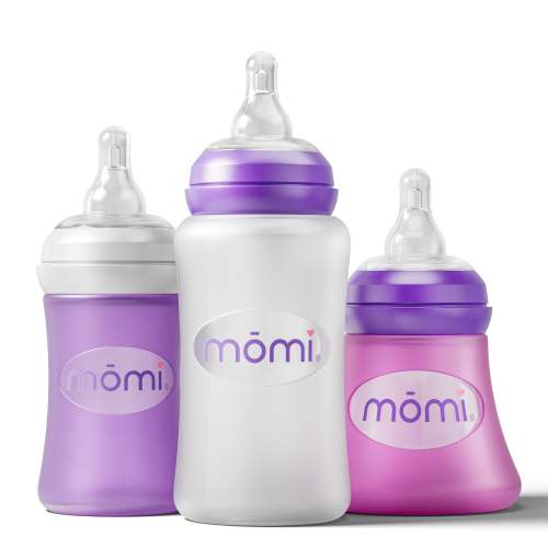 mōmi silicone glass bottle sleeve