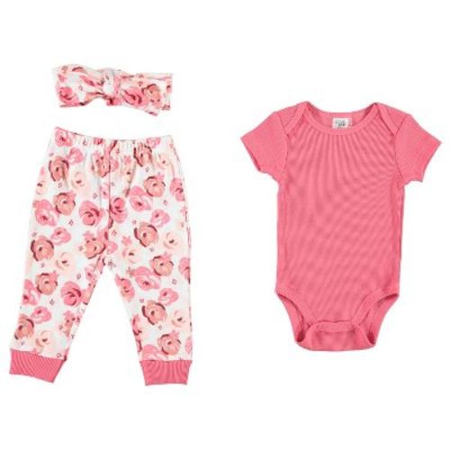 Chick Pea Baby Girl Clothes Layette Set Footless Sleep And Play 3 Pack Rainbow Camo Jamo 6-9m