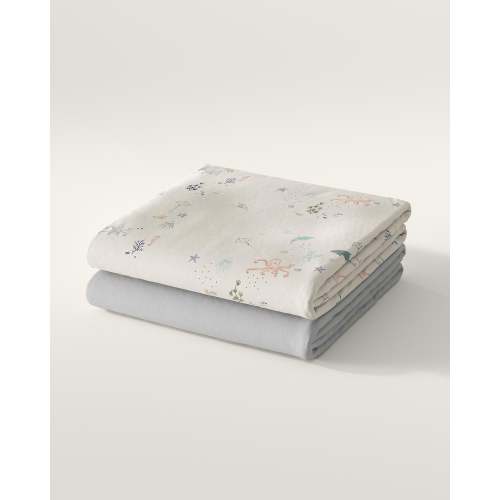 Seascape Crib Sheet Set