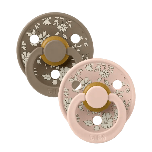 BIBS x LIBERTY Colour 2 Pack Capel - Blush Mix