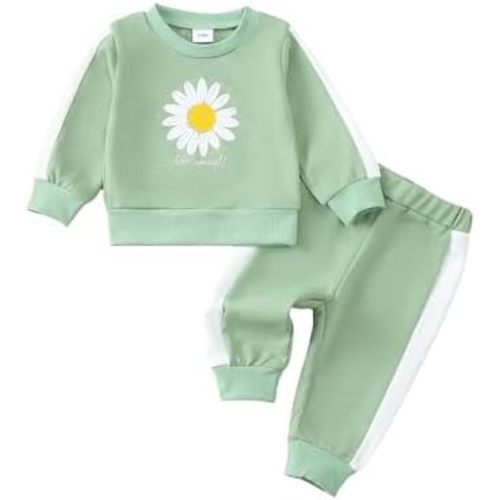 Toddler Baby Girl Clothes Infant Girls Outfits Fall/Winter Sweatsuit Cute Sweatshirts Jogger Pants Girl Clothing Sets