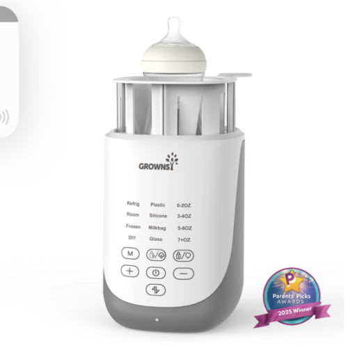 10-in-1 Baby Bottle Warmer | Fast Heat & Auto-Lift – GROWNSY