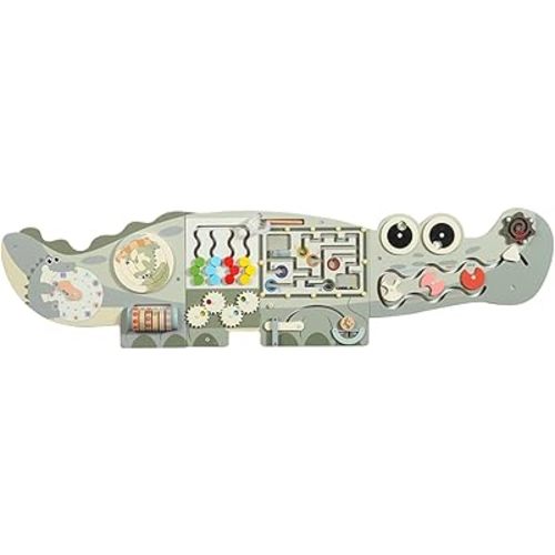 SHIERDU Sensory Wall Panel for Kids Activity Wall Busy Board Panels, Montessori Sensory Toys, Toddler Learning Activity Center