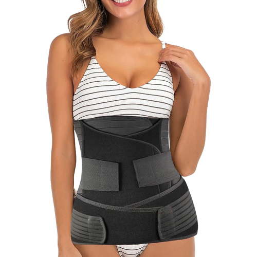 3 in 1 Postpartum Belly Band Post Pregnancy Abdominal Belt for Women After Birth Belly/Waist/Pelvis Wrap Postnatal Shapewear
