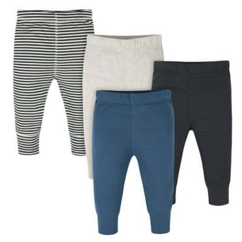 Onesies Brand Baby Boys Pants, 4-Pack, Sizes Newborn-12 Months