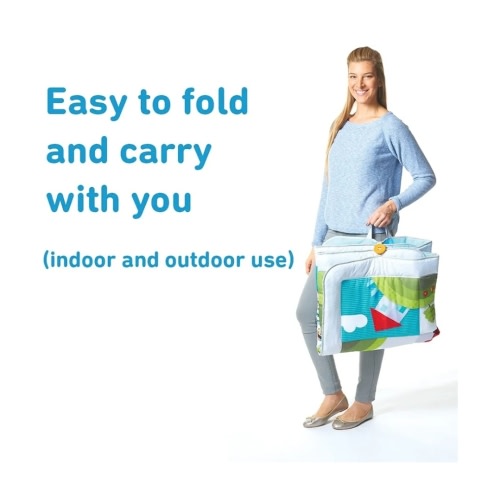 Tiny Love Meadow Days Super Playmat for Easy Travel Tummy Time