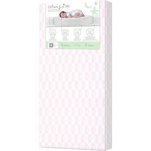 Dream On Me 2 in 1 Little Lullaby Crib and Toddler Mattress