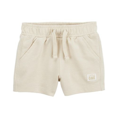 Khaki Baby Pull-On French Terry Shorts | oshkosh.com