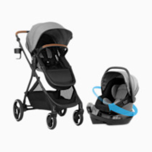 Evenflo Shyft Intuiti Travel System with Revolve180 LiteMax NXT Rotational Infant Car Seat - Fossil Gray