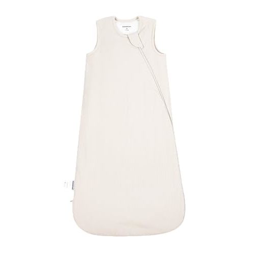 Rayon Made from Bamboo Sleep Sack 0-36 Months 1.0 Tog Ultra Soft Baby Wearable Blanket Toddler Sleeping Sack for Babies (Oat, S(0-6M))