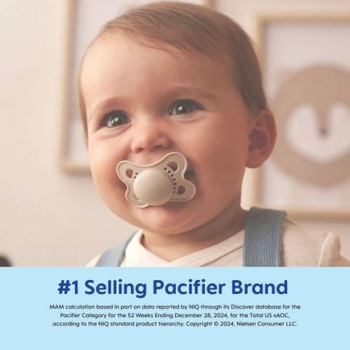 MAM Matte Original Unprinted Pacifier 0-6M - 2pk