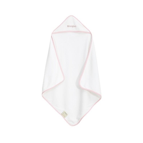 Gingham Baby Hooded Towel