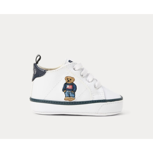 Quilton Polo Bear Faux-Leather Sneaker