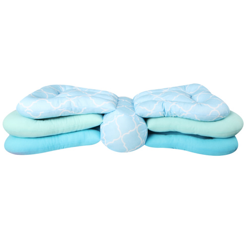 Blublu Park Adjustable Baby Nursing Pillow,Altering Layers Maternity Breastfeeding Pillow,Blue
