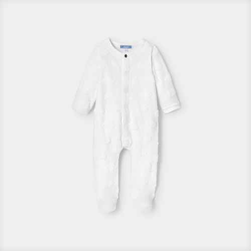 Baby cloud pattern pyjamas