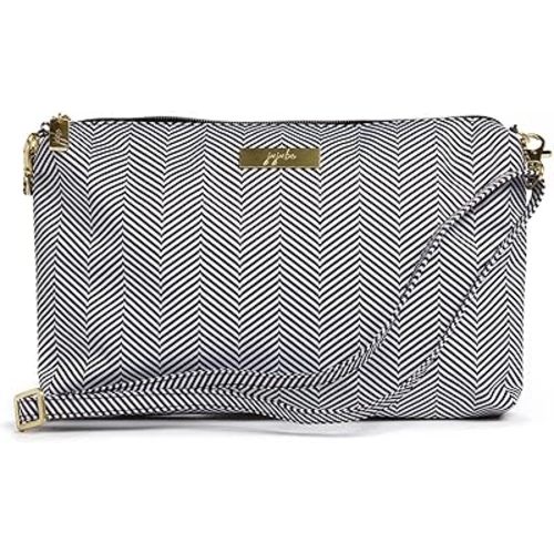 JuJuBe Be Quick Shoulder Bag Purse, Zippered Travel Clutch or Pouch, Lightweight Baby Bag or Diaper Bag Organizer, Detachable Wristlet Strap or Cross Body Strap, The Queen of the Nile