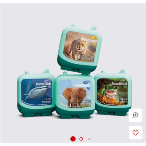 tonies® I Clever Tonies Set: Animal World Record Breakers