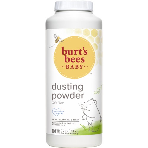Burt's Bees Baby Dusting Powder, 100% Natural Origin, Talc-Free, Pediatrician Tested, 7.5 Ounces Each - Pack of 3