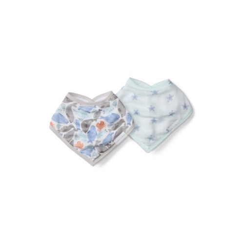 Assorted 2-Pack Muslin Bandana Bibs