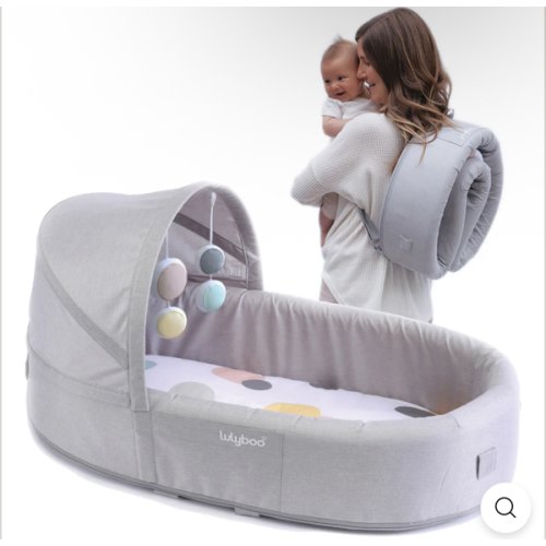 Lulyboo | Lounge To-Go: Bubble | Portable Infant Travel lounge