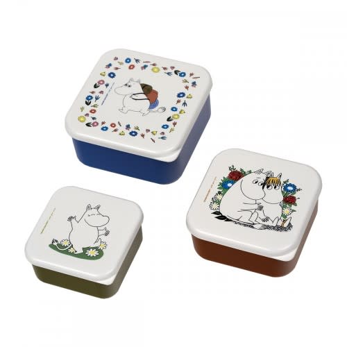 Moomin Lunch Boxes, Set of 3