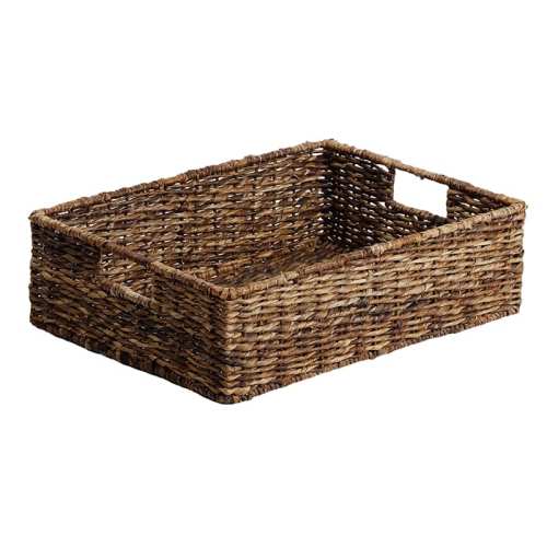 Woven Abaca Storage Basket, Large
