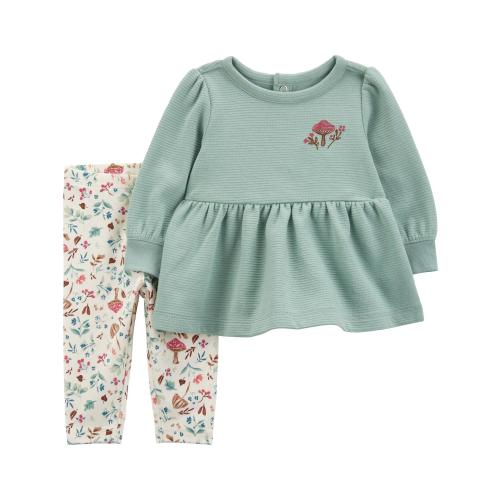 Carter's Child of Mine Baby Girl Outfit Set, 2-Piece, Sizes 0/3-24M