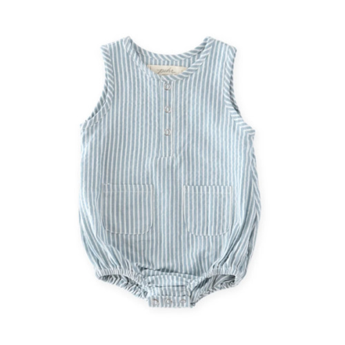 Seersucker Pocket One-Piece